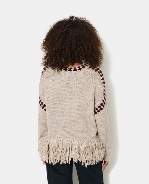 Pull avec franges et détails contrastés - PIMKIE - 6
