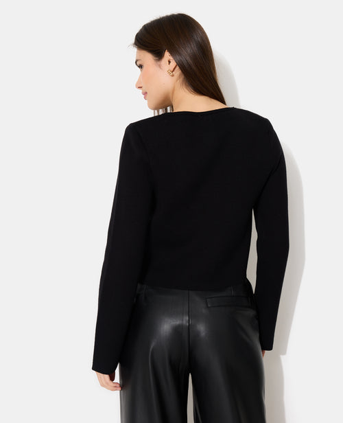 Gilet cardigan col rond avec boutons fantaisie - PIMKIE - 6