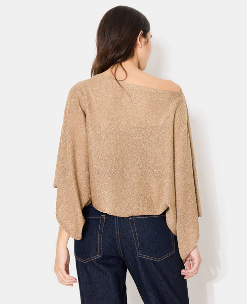 Pull effet cape avec fil lurex - PIMKIE - 6