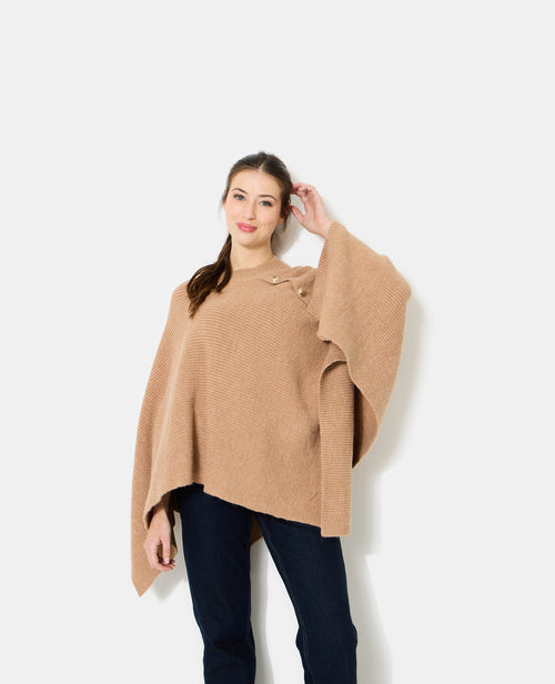 Cape en tricot avec détail boutons - PIMKIE - 7