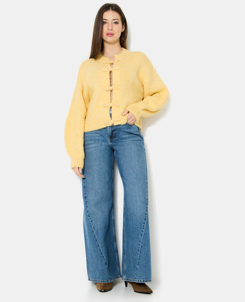 Gilet en maille avec boutons brandebourg - PIMKIE - 3