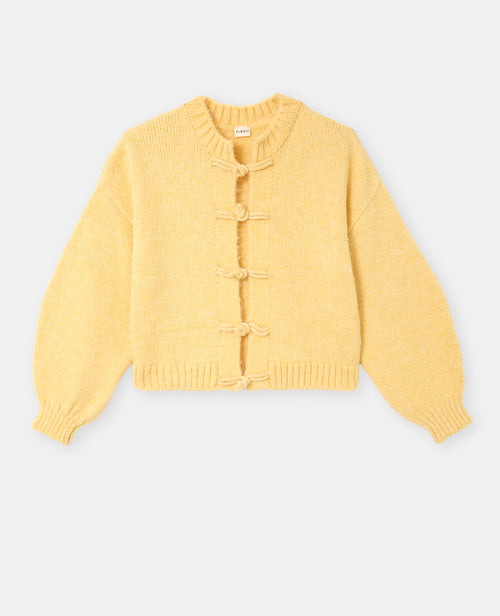 Gilet en maille avec boutons brandebourg - PIMKIE - 4