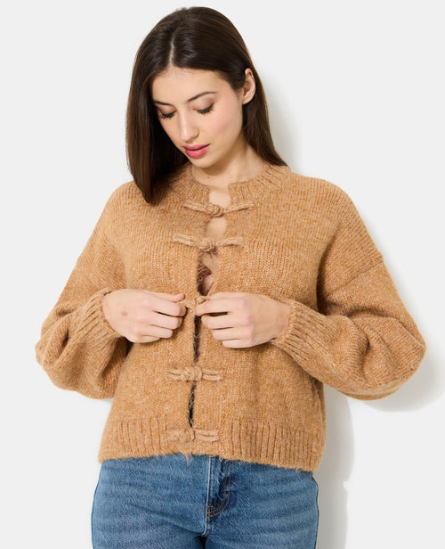 Gilet en maille avec boutons brandebourg - PIMKIE - 2