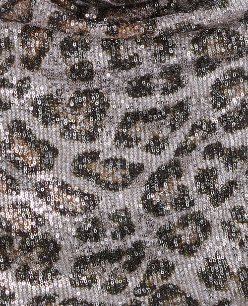 Top dos-nu motif léopard avec sequins - PIMKIE - 9