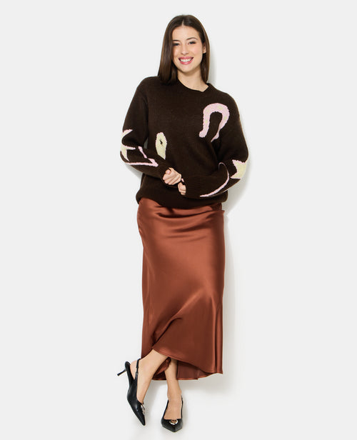 Pull col rond avec motifs fer à cheval, santiag, cheval - PIMKIE - 3