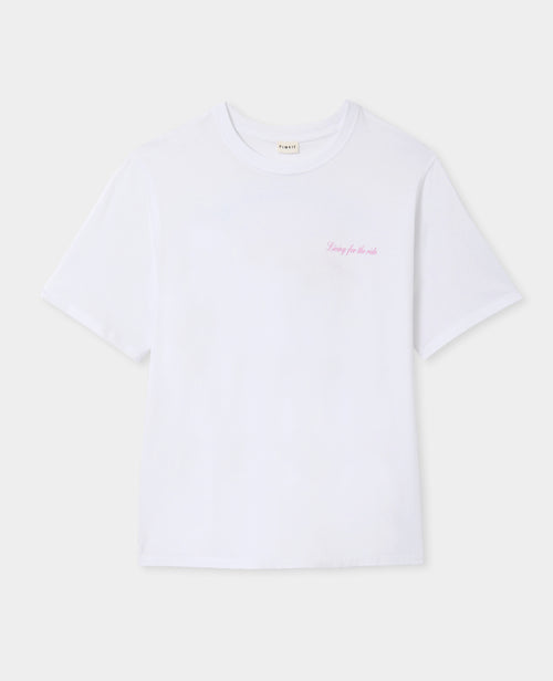 T-shirt oversize avec print poitrine et dos - PIMKIE - 4