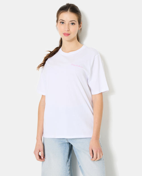 T-shirt oversize avec print poitrine et dos - PIMKIE - 5