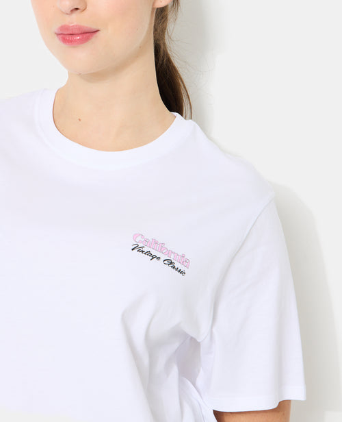 T-shirt oversize avec print poitrine et dos - PIMKIE - 2