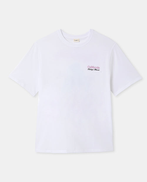 T-shirt oversize avec print poitrine et dos - PIMKIE - 4