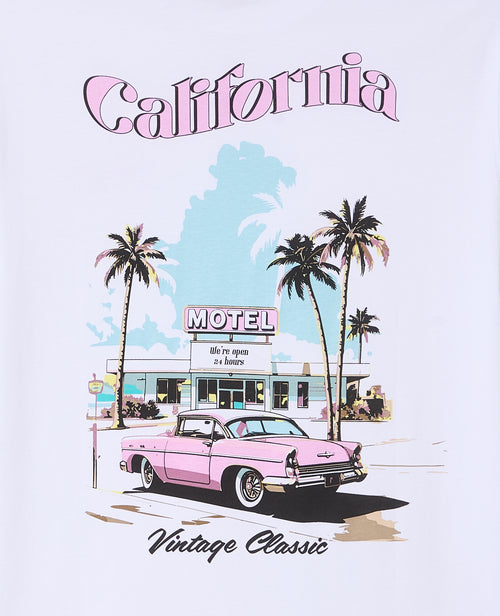 T-shirt oversize avec print poitrine et dos - PIMKIE - 8