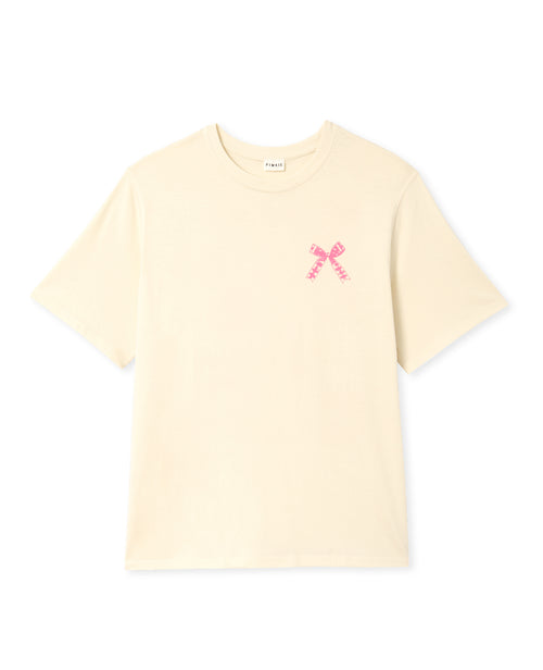 T-shirt oversize avec print poitrine et dos - PIMKIE - 4