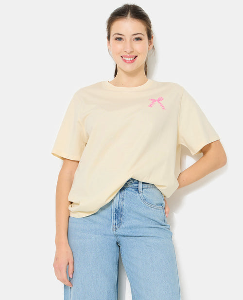 T-shirt oversize avec print poitrine et dos - PIMKIE - 5