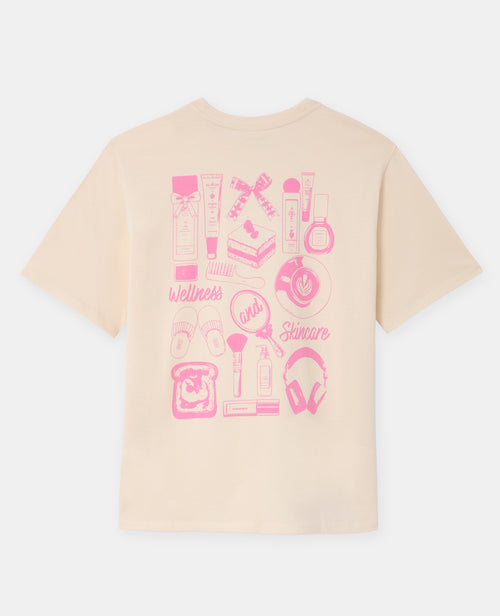 T-shirt oversize avec print poitrine et dos - PIMKIE - 8