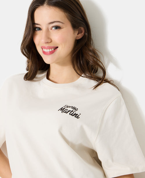 T-shirt oversize avec print poitrine et dos - PIMKIE - 2