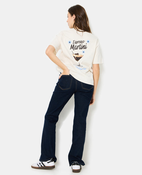 T-shirt oversize avec print poitrine et dos - PIMKIE - 3