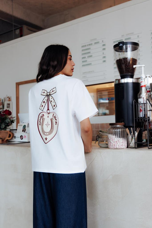 T-shirt oversize avec print poitrine et dos - PIMKIE - 1