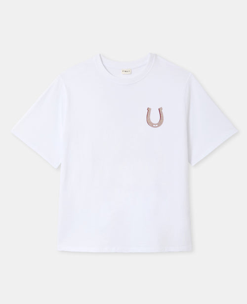 T-shirt oversize avec print poitrine et dos - PIMKIE - 4