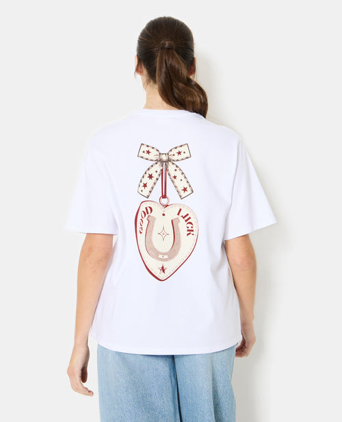T-shirt oversize avec print poitrine et dos - PIMKIE - 6