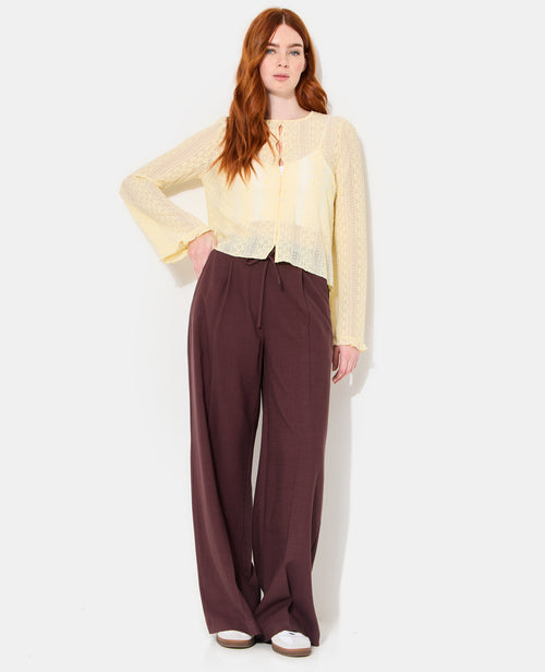 Top en dentelle avec manches flare - PIMKIE - 3