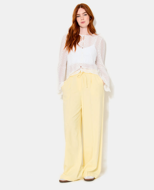 Top en dentelle avec manches flare - PIMKIE - 3