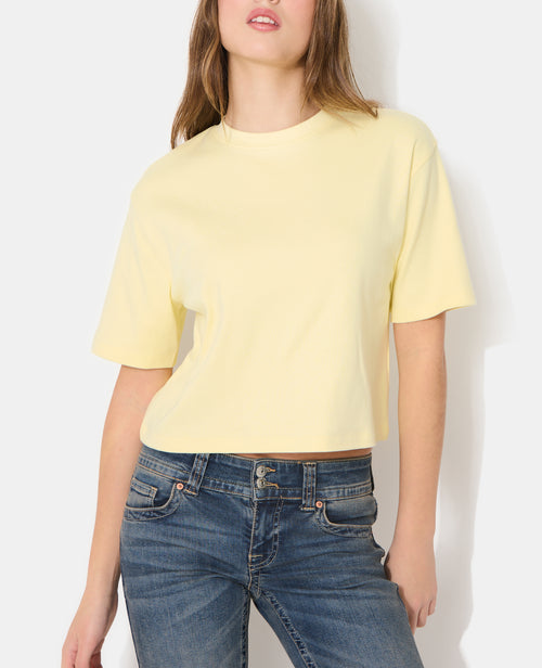 T-shirt basique ample et court - PIMKIE - 2