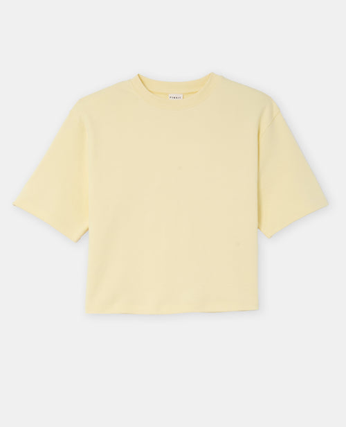 T-shirt basique ample et court - PIMKIE - 4