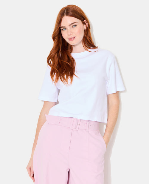 T-shirt basique ample et court - PIMKIE - 1