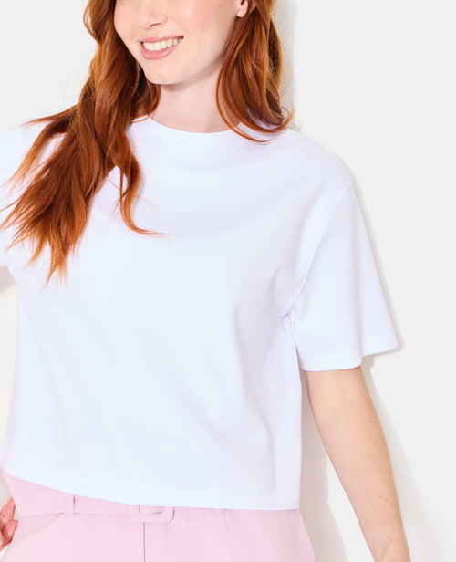 T-shirt basique ample et court - PIMKIE - 2