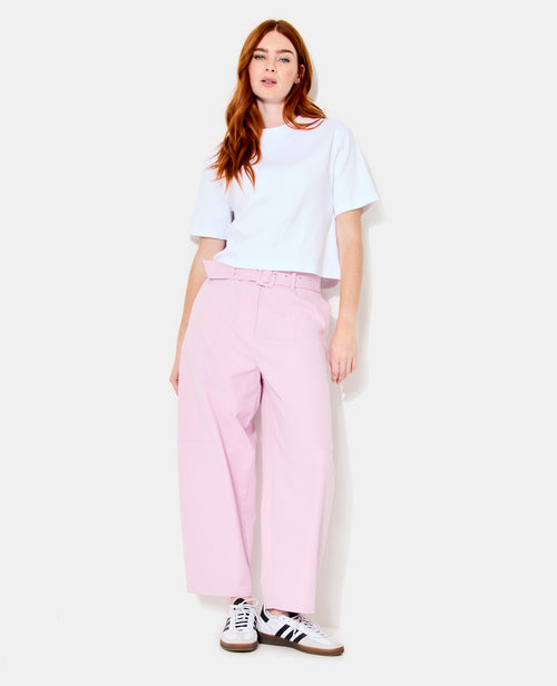 T-shirt basique ample et court - PIMKIE - 3