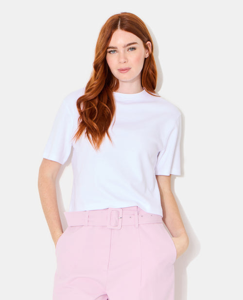 T-shirt basique ample et court - PIMKIE - 5