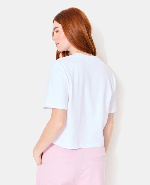 T-shirt basique ample et court - PIMKIE - 6