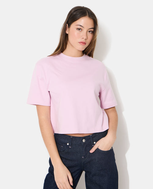 T-shirt basique ample et court - PIMKIE - 1