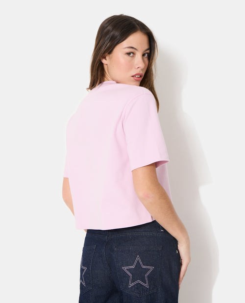 T-shirt basique ample et court - PIMKIE - 6