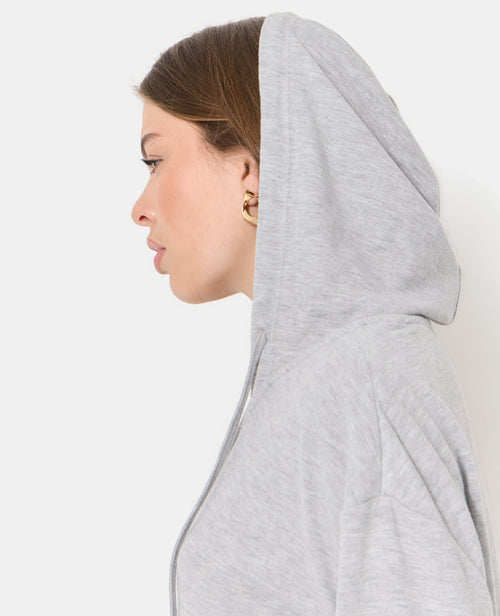 T-shirt manches longues en tissu doux avec capuche - PIMKIE - 2