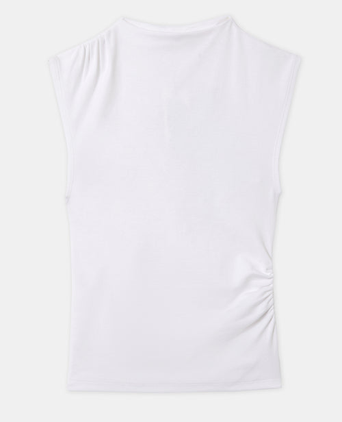 T-shirt sans manches avec col montant et fronces - PIMKIE - 4