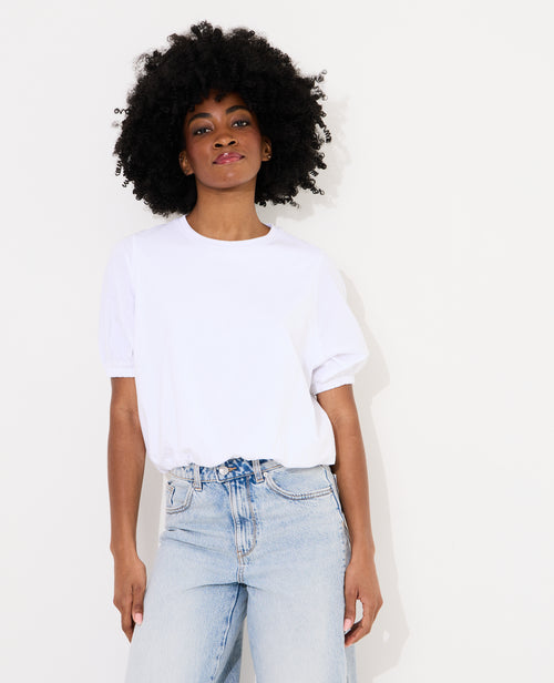 T-shirt boule détails élastiqués - PIMKIE - 1