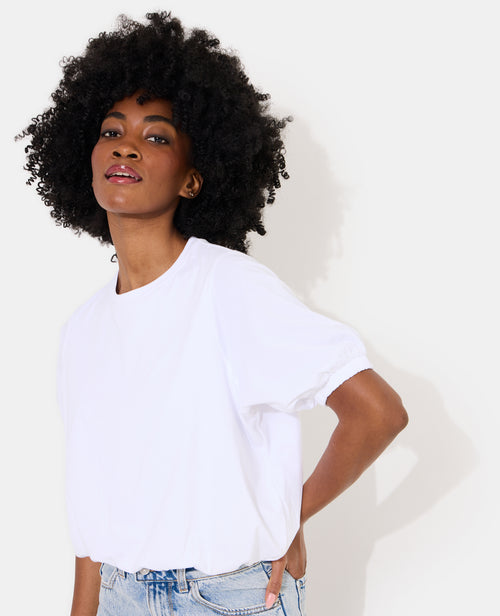 T-shirt boule détails élastiqués - PIMKIE - 5