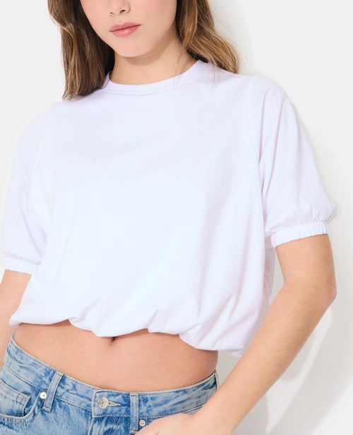 T-shirt boule détails élastiqués - PIMKIE - 7