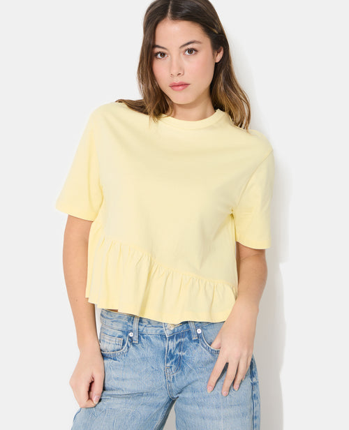 T-shirt avec volant asymétrique - PIMKIE - 2