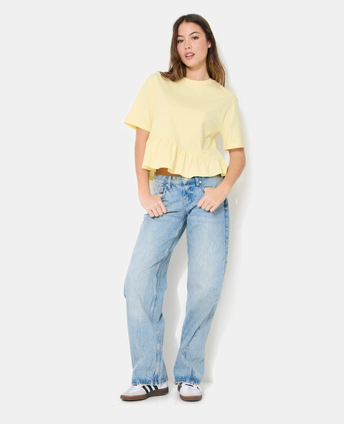 T-shirt avec volant asymétrique - PIMKIE - 3