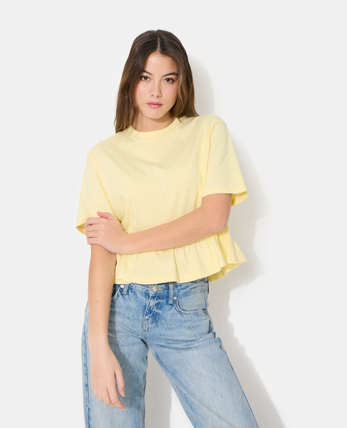 T-shirt avec volant asymétrique - PIMKIE - 7