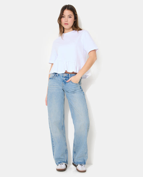 T-shirt avec volant asymétrique - PIMKIE - 5