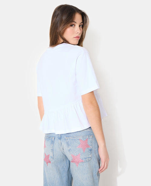 T-shirt avec volant asymétrique - PIMKIE - 6