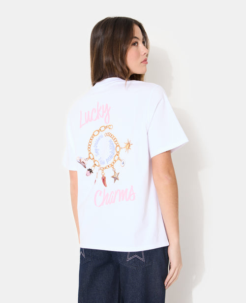 T-shirt oversize avec print poitrine et dos - PIMKIE - 1