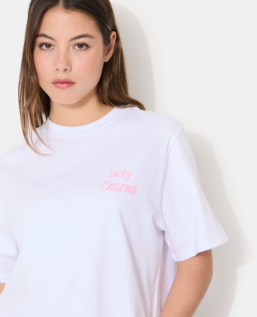 T-shirt oversize avec print poitrine et dos - PIMKIE - 2