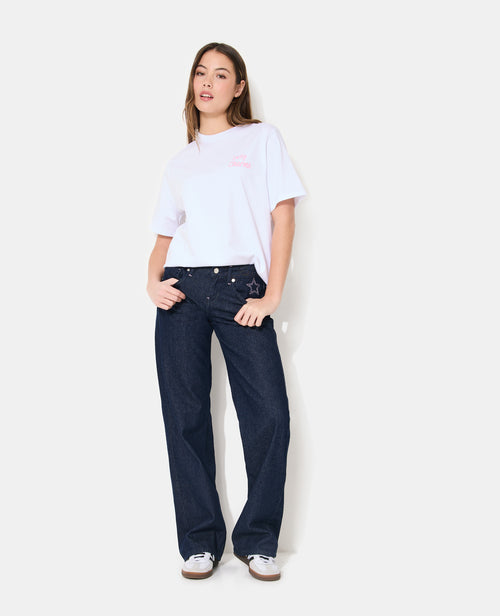 T-shirt oversize avec print poitrine et dos - PIMKIE - 5