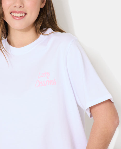 T-shirt oversize avec print poitrine et dos - PIMKIE - 1