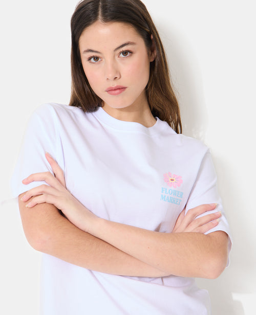 T-shirt oversize avec print poitrine et dos - PIMKIE - 2