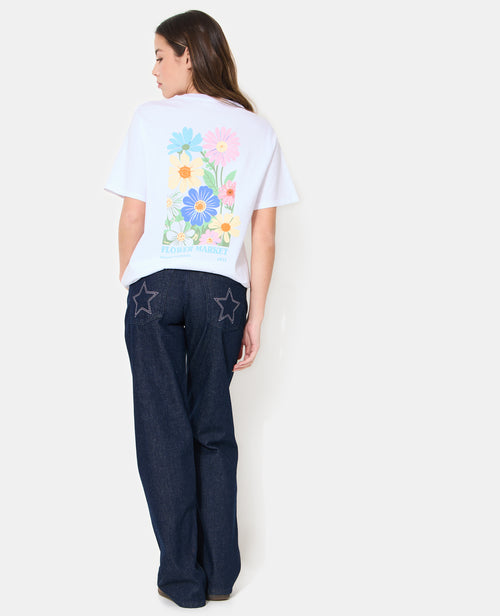 T-shirt oversize avec print poitrine et dos - PIMKIE - 3