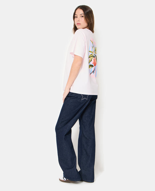 T-shirt oversize avec print poitrine et dos - PIMKIE - 6